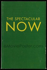 4g601 SPECTACULAR NOW For Your Consideration 5.5x8.5 script '13 screenplay by Neustadter & Weber!