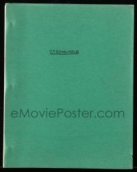 4g612 STRONGHOLD script '70s unproduced screenplay by Richard G. Hubler!