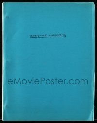4g625 TENNESSEE OVERDRIVE script March 13, 1975, unproduced screenplay by Scheff & Spector!