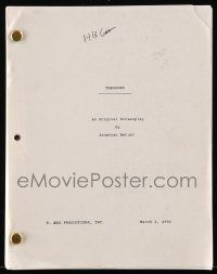 4g627 THEODORE REX script March 4, 1992, screenplay by Jonathon Betuel