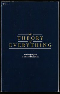 4g628 THEORY OF EVERYTHING For Your Consideration 5.5x8.5 script '14 screenplay by Anthony McCarten