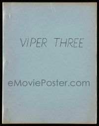 4g646 TWILIGHT'S LAST GLEAMING script '72 screenplay by Tom Mankiewicz, Viper Three!