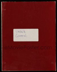 4g651 UNDER CONTROL script '86 unproduced screenplay by Rand Ravich!