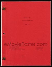 4g665 WAR & REMEMBRANCE second draft TV script Jun 1985 screenplay for Part VII by Herman Wouk!
