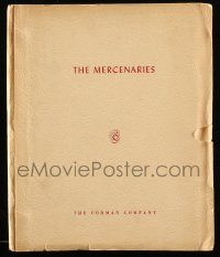 4g685 YOU CAN'T WIN 'EM ALL script '70 screenplay by Leo V. Gordon, working title The Mercenaries!