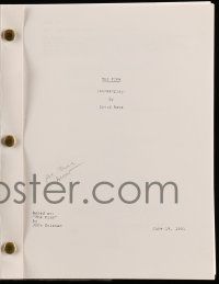 4g215 FIRM photocopied script '90s screenplay by David Rabe!