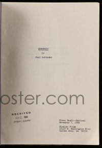 4g245 GERSHWIN set of 2 scripts '90s abandoned Martin Scorsese film, by Paul Schrader & John Guare!