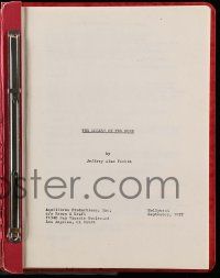 4g363 LEGEND OF TOM HORN script September 1977, unproduced screenplay by Jeffrey Alan Fiskin!