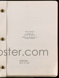 4g401 MAIGRET second draft English script March 19, 1985, screenplay by Arthur Weingarten!
