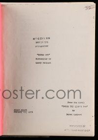4g565 ROUGH CUT first draft script January 21, 1978, screenplay by Larry Gelbart!