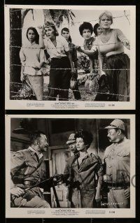 4h137 7 WOMEN FROM HELL 22 8x10 stills '61 Patricia Owens is driven to shame in a WWII prison camp!