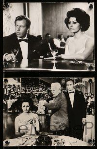 4h500 COUNTESS FROM HONG KONG 11 7x9.5 stills '67 Brando, Loren, Chaplin candid, Rutherford!
