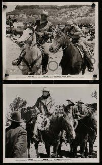 4h927 COWBOYS 3 8x10 stills '72 big John Wayne, Bruce Dern, great western images!