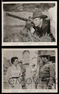 4h619 DAY OF FURY 9 8x10 stills '56 Dale Robertson is the last of the Maverick Killers, Mara Corday