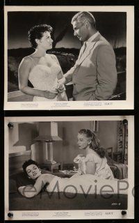4h153 FOXFIRE 21 8x10 stills '55 great images of sexy Jane Russell & Jeff Chandler!