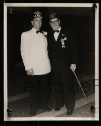 4h848 HAROLD LLOYD 5 8x10 stills '50s great images of the star at Shriner's convention & in uniform