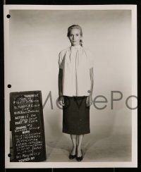 4h946 HATFUL OF RAIN 3 8x10 stills '57 all great wardrobe test images of Eva Marie Saint!