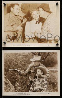 4h709 HORSEMEN OF THE SIERRAS 8 8x10 stills '49 Charles Starrett as The Durango Kid, Smiley Burnett