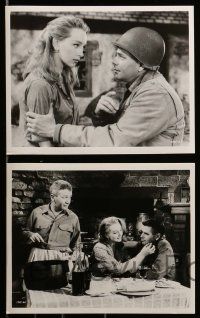 4h282 IMITATION GENERAL 16 8x10 stills '58 soldiers Glenn Ford & Red Buttons + sexy Taina Elg!
