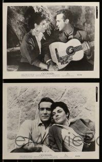 4h564 LIFE IN THE BALANCE 10 8x10 stills '55 early Ricardo Montalban, Anne Bancroft, Lee Marvin!