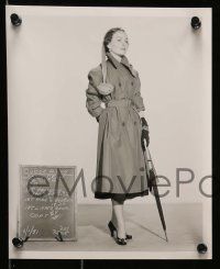 4h854 MODEL & THE MARRIAGE BROKER 5 8x10 stills '51 all great wardrobe test images of Jeanne Crain!