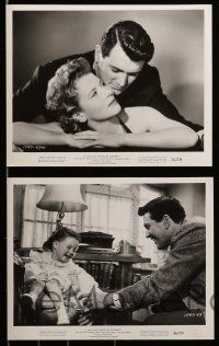 4h647 NEVER SAY GOODBYE 9 8x10 stills '56 cool images of Rock Hudson & Miss Cornell Borchers!