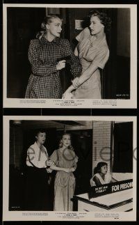 4h902 ONCE A THIEF 4 8x10 stills '50 Cesar Romero, June Havoc & Marie McDonald!