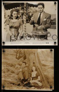 4h856 OUTRAGE 5 from 7.25x9.5 to 8x10.25 stills '50 Ida Lupino, Mala Powers, Tod Andrews!