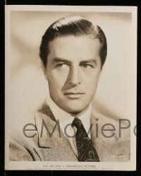 4h821 RAY MILLAND 6 deluxe 8x10 stills '36-38 wonderful portrait images of the star!