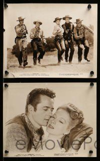 4h227 RENEGADES 18 8x10 stills '46 Evelyn Keyes with her gun in her hands and her man in her arms!