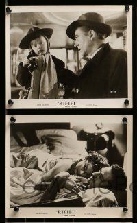 4h073 RIFIFI 32 8x10 stills '56 Jules Dassin acts and directs in his Du Rififi Chez Les Hommes!