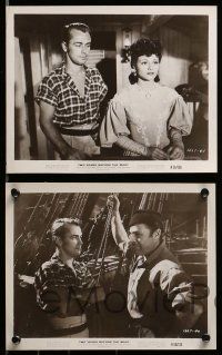 4h665 TWO YEARS BEFORE THE MAST 9 8x10 stills R56 great images of Alan Ladd, Donlevy, William Bendix