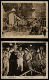 4h918 TYPHOON 4 8x10 stills '40 one w/sexy tropical Dorothy Lamour in sarong & Robert Preston!