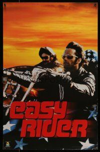 4j785 EASY RIDER 22x35 commercial poster '03 biker classic, Dennis Hopper & Fonda on choppers!