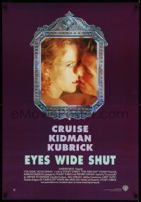 4j789 EYES WIDE SHUT 27x39 French commercial poster '99 Kubrick, Cruise & Kidman, Sonis