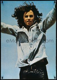 4j807 JIM MORRISON 24x34 Danish commercial poster '70s cool image of Doors lead singer!