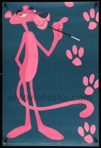 4j842 PINK PANTHER 24x36 English commercial poster '71 cool art of the smoking character!