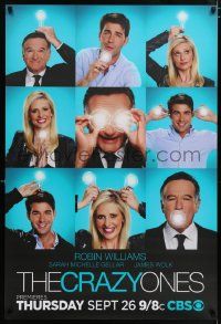4j656 CRAZY ONES tv poster '13 Robin Williams, Sarah Michelle Gellar, James Wolk!