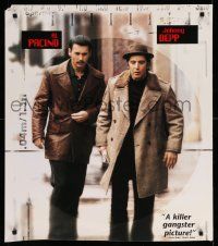 4j917 DONNIE BRASCO 28x32 video poster '97 Al Pacino is betrayed by undercover cop Johnny Depp!