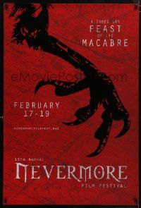 4j178 13TH ANNUAL NEVERMORE FILM FESTIVAL 27x40 film festival poster '12 cool creepy artwork!