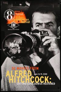 4j182 8TH ANNUAL FILM PRESERVATION FESTIVAL 27x41 film festival poster '00 Jimmy Stewart, Burr!