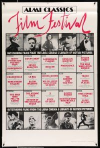 4j183 ALMI CLASSICS FILM FESTIVAL 27x41 film festival poster '84 Eraserhead, David Bowie, more!