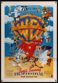 4j186 BUGS BUNNY FILM FESTIVAL DS 27x39 Canadian film festival poster '98 Bugs Bunny, Tweety!