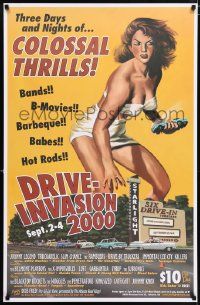 4j192 DRIVE-INVASION 2000 26x40 film festival poster '00 Attack of the 50 Foot Woman by Rogers!