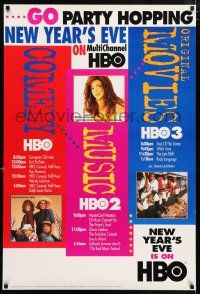 4j689 HBO: GO PARTY HOPPING tv poster '96 images of Estefan, Lemmon, Matthau and more!