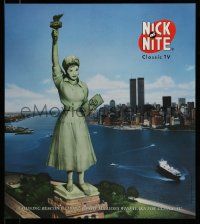 4j692 I LOVE LUCY tv poster R97 Nick at Night, Lucille Ball as Statue of Liberty!