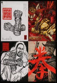 4j146 MAN WITH THE IRON FISTS 1sh '12 Russell Crowe, Lucy Liu, cool different art!