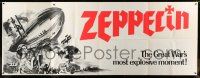 4j138 ZEPPELIN paper banner '71 York, Sommer, art of the great war's most explosive moment!
