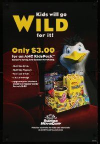 4j369 AMC THEATRES DS 27x40 special '08 cool ad from the movie theater chain, wild style