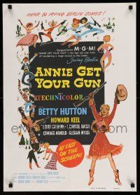4j381 ANNIE GET YOUR GUN 19x27 special R70s Hutton as the sharpshooter, Howard Keel!